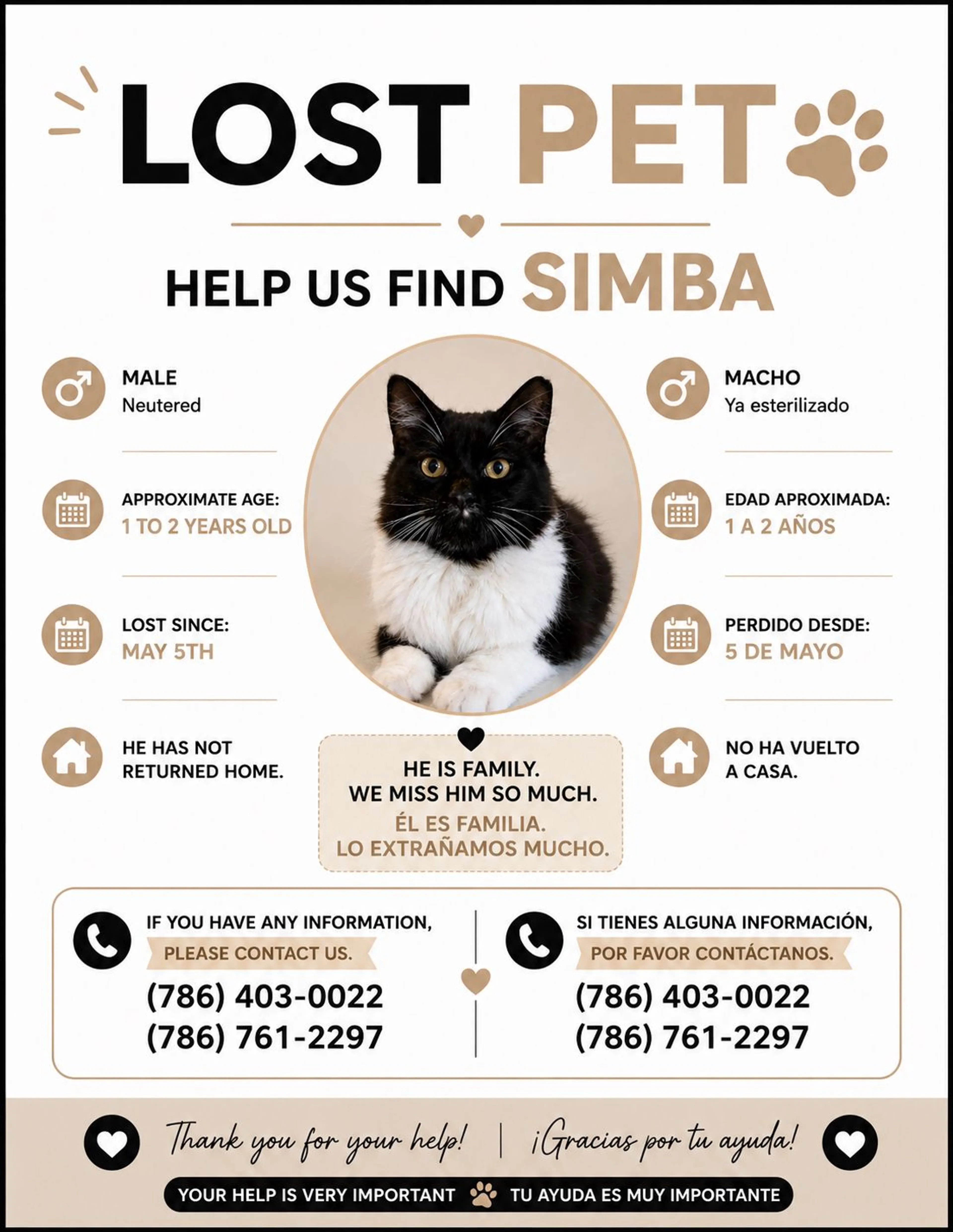 Lost pet